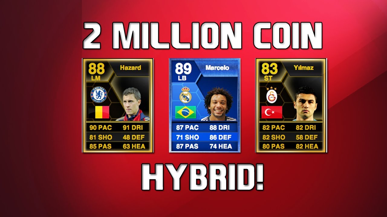 IF 88 HAZARD! - 2 Million Coin Hybrid Squad Builder - Fifa 13 Ultimate Team