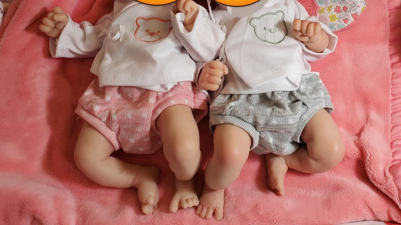 AliExpress 14' full bodied silicone reborn preemie dolls! Fraternal twins! 👶 ❤❤