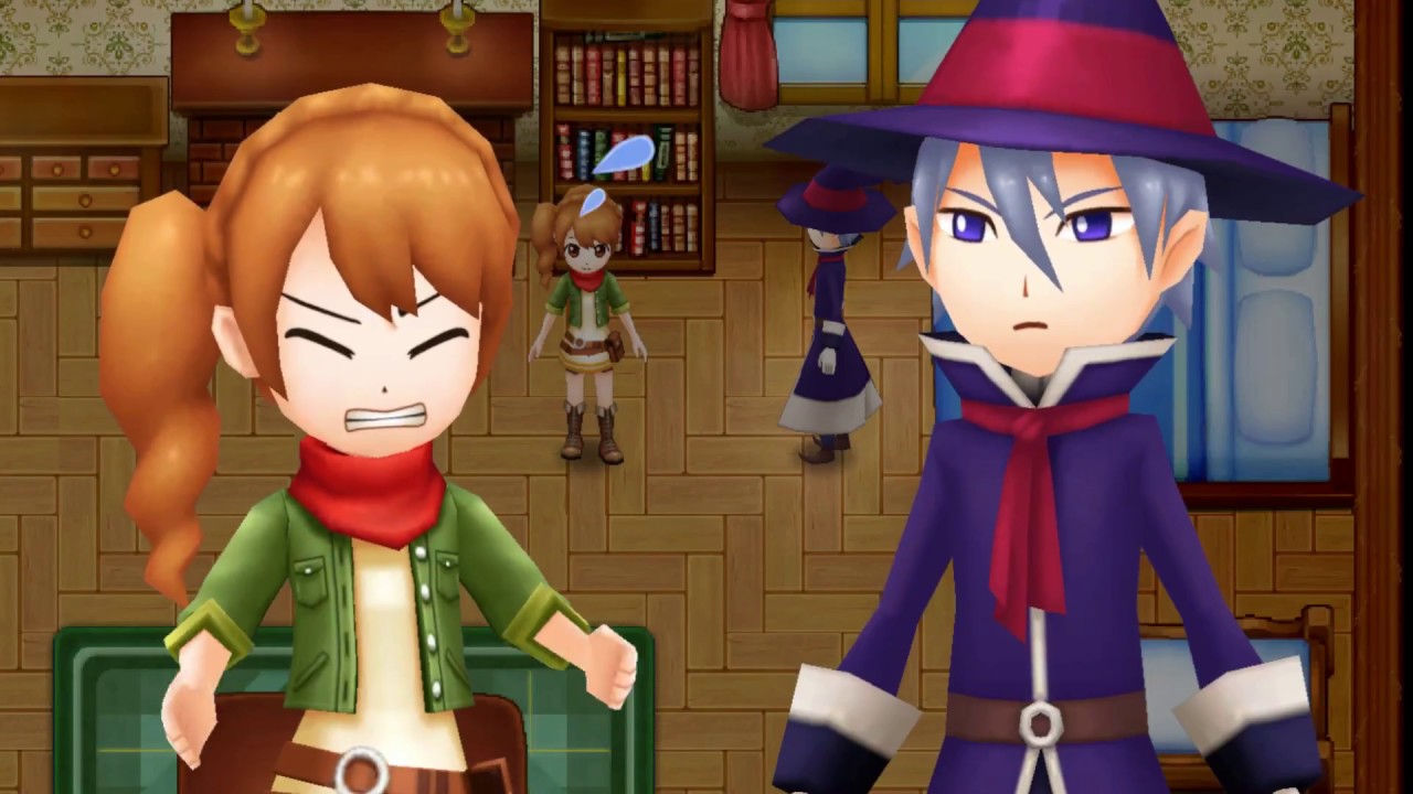 ALL CUTSCENES !!! Harvest Moon Light of Hope: Gareth (before & after married)