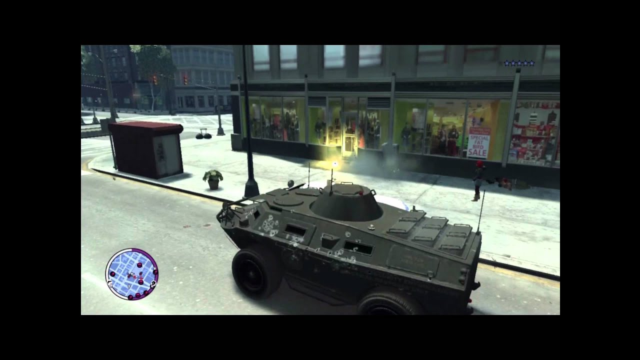 GTA THE BALLAD OF GAY TONY APC RAMPAGE