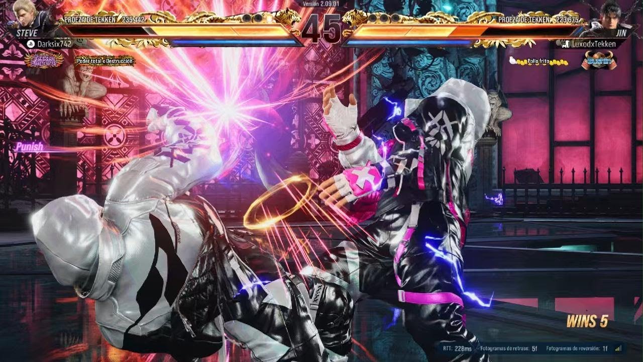 Darksix742 steve fox vs luxoxtekken jin
