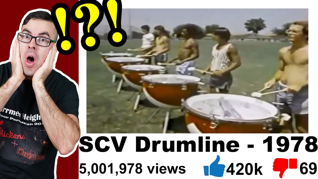 MARCHING TIMPANI LINE?! EMC Reacts to SCV 1978 Drumline (Fred Sanford 