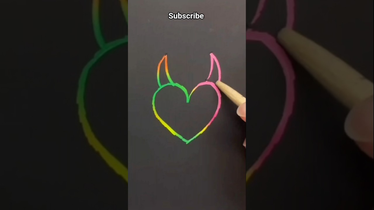 very easy drawing with cow 🐮 
