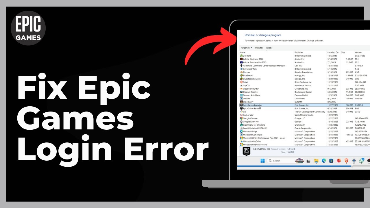 How To Fix Epic Games Login Error 