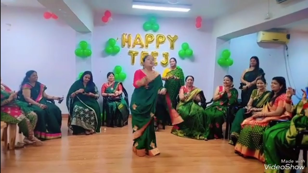 Hariyali Teej dance performance l teej special dance l sole dance on teej song l