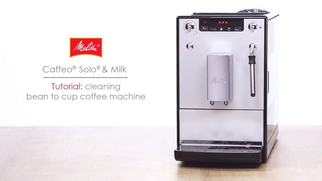 Caffeo&reg; Solo&reg; & Milk - Tutorial: cleaning bean to cup coffee machine