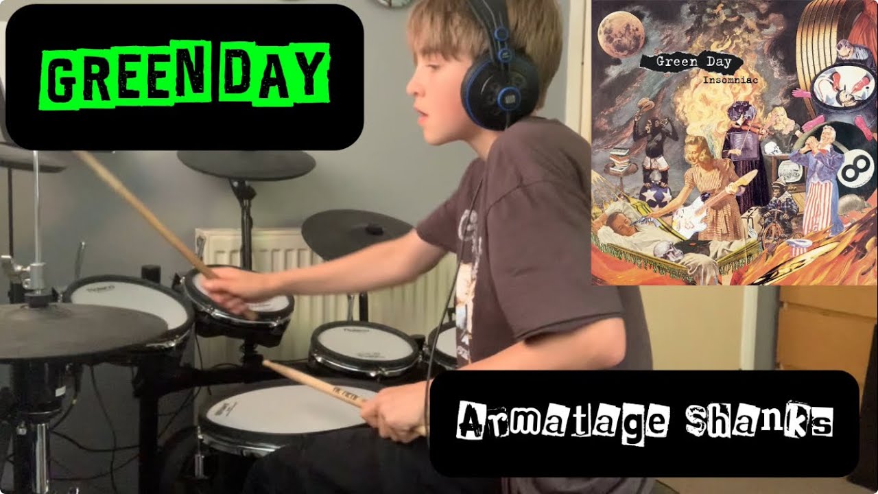 Green Day - Armatage Shanks #greenday #armatageshanks #trecool #drummerguy #dancsokmei #vdrums #punk