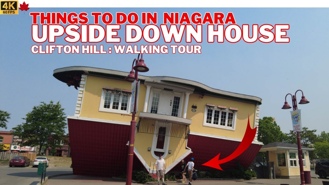 UPSIDE DOWN HOUSE IN NIAGARA FALLS 2023 | Clifton Hill #walkingtour #niagarafalls