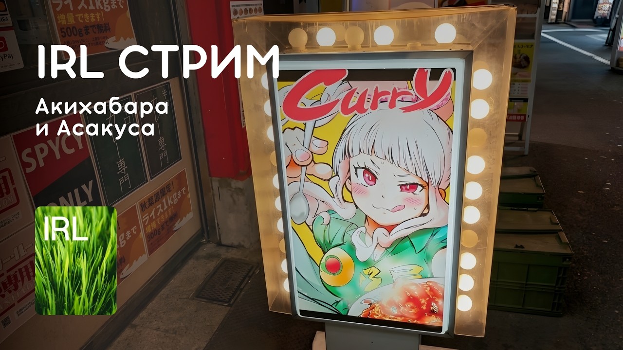 Стрим 06.03.2026: ИРЛ В ТОКИО - АСАКУСА, РЕКА СУМИДА, АКИХАБАРА