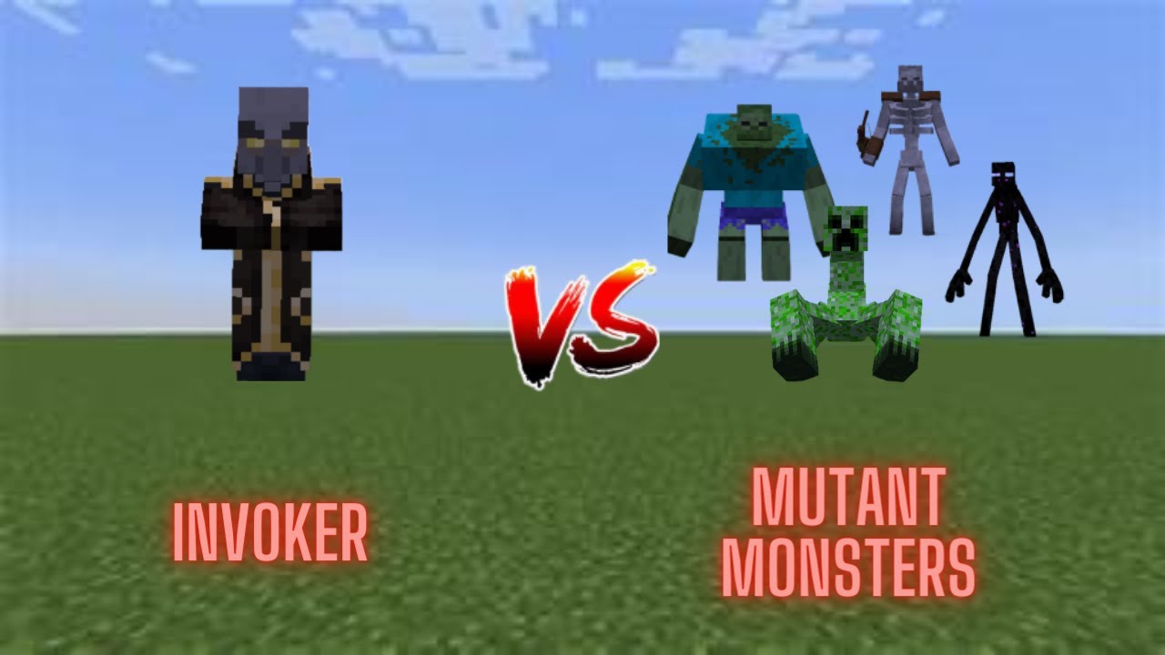 Invoker Vs. Mutant Monsters