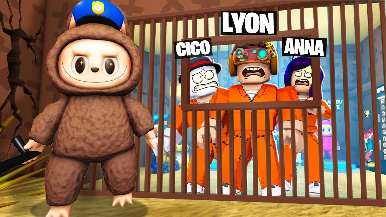LABUBU CI CACCIA! FUGA DALLA PRIGIONE SU ROBLOX!
