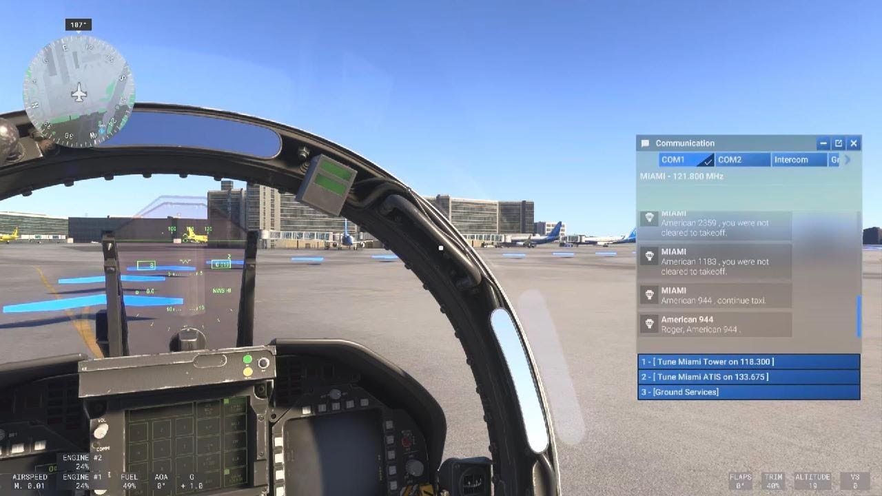 Another day in the F-18