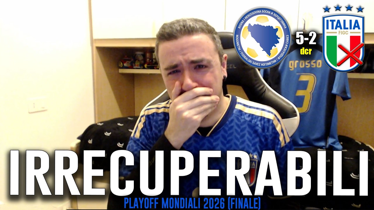 Bosnia Italia 5-2 dcr: io questa volta non mi riprendo pi&ugrave;