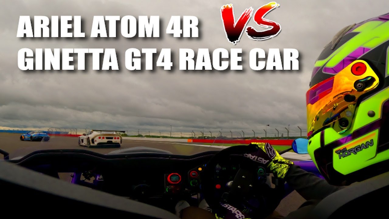 Ariel Atom 4R (A052s) vs Ginetta G55 GT4 (Slicks) | Silverstone GP - 2:16