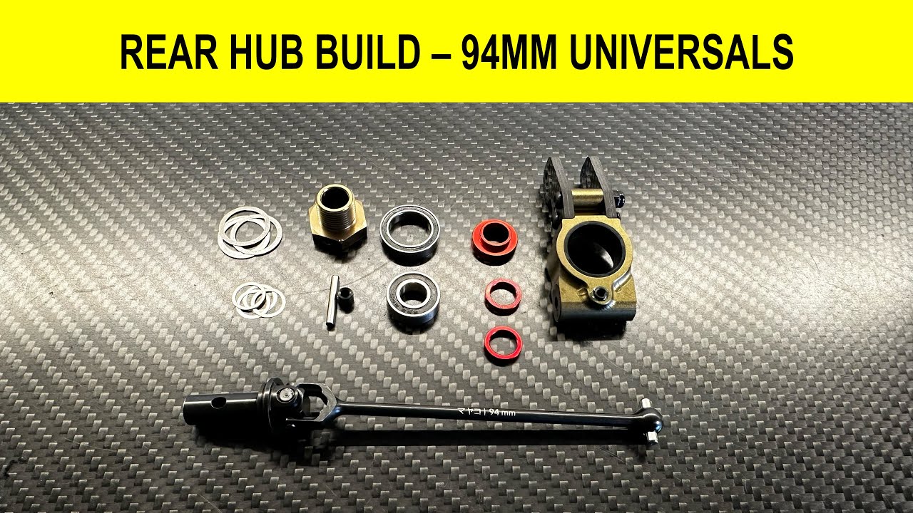 REAR HUB BUILD WITH 94MM UNIVERSALS | By DR
