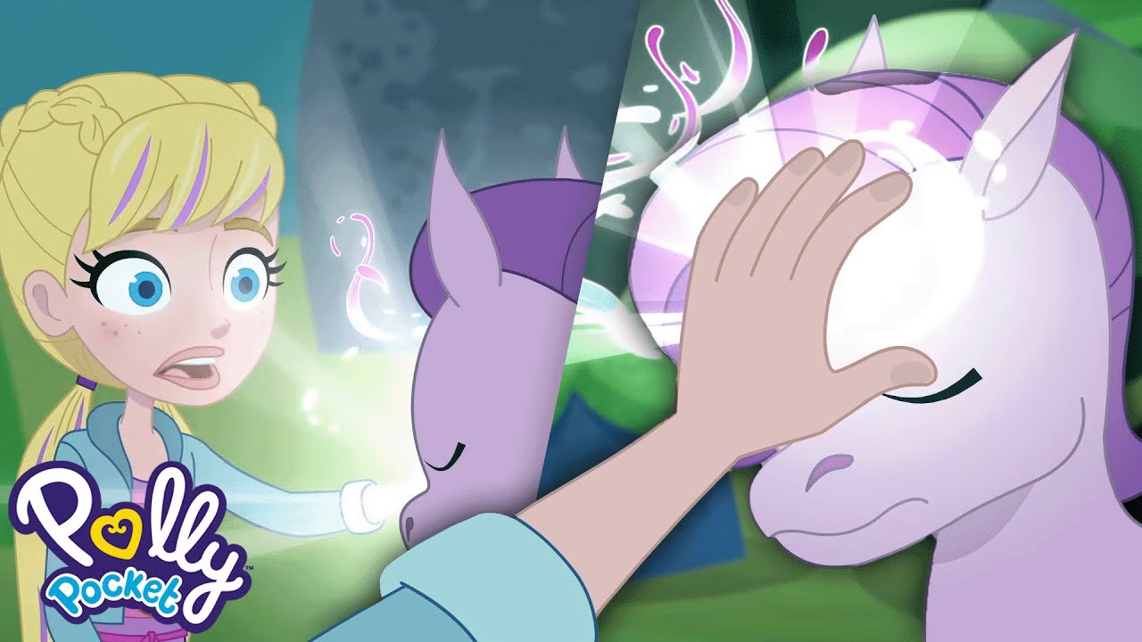Polly Pocket e os unicórnios bebés | Compilação de 2 episódios | Polly Pocket Português