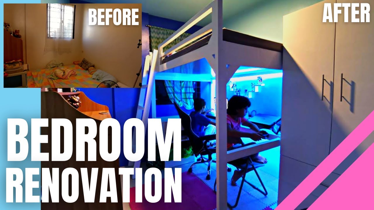 Budget Loft Bed Gaming and Study Room for Kiddies