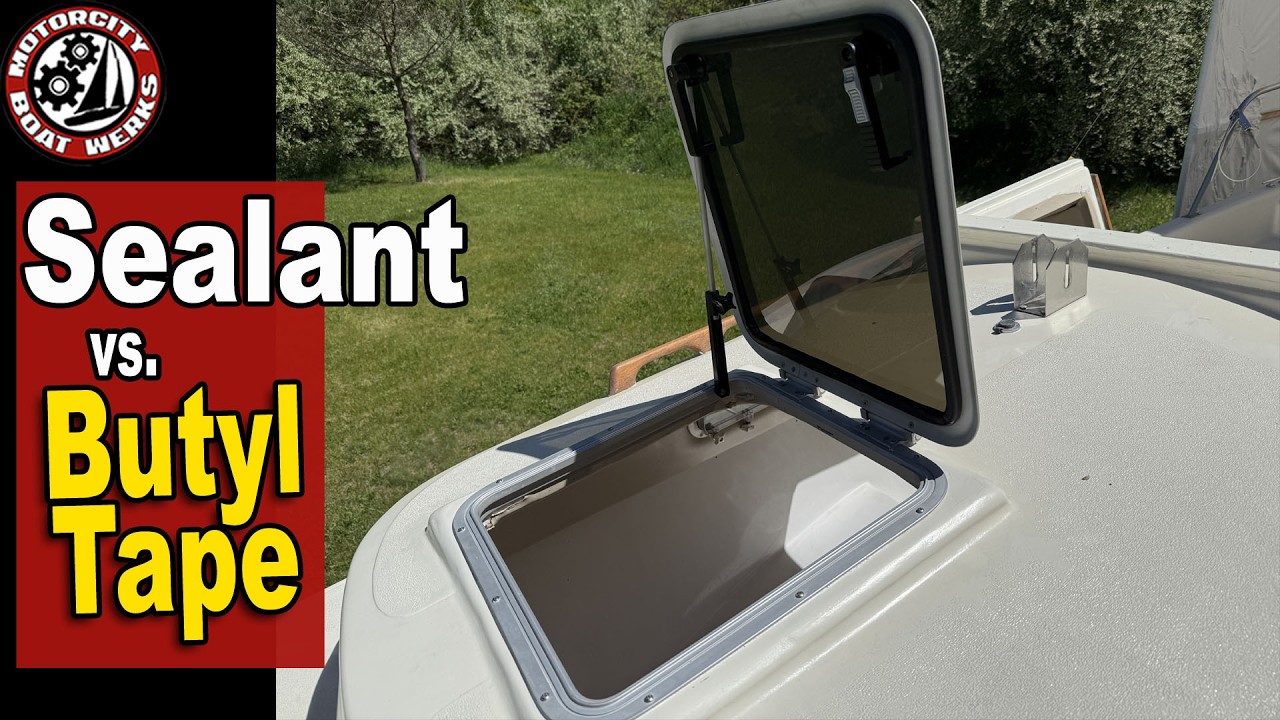 Marine Sealant vs Butyl Tape | Small Sailboat Restoration (Ep128)