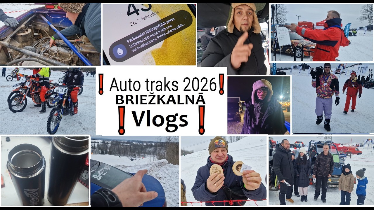 Auto traks 2026 Vlogs @briezkalns_ no rīta līdz vakaram bez braucieniem!