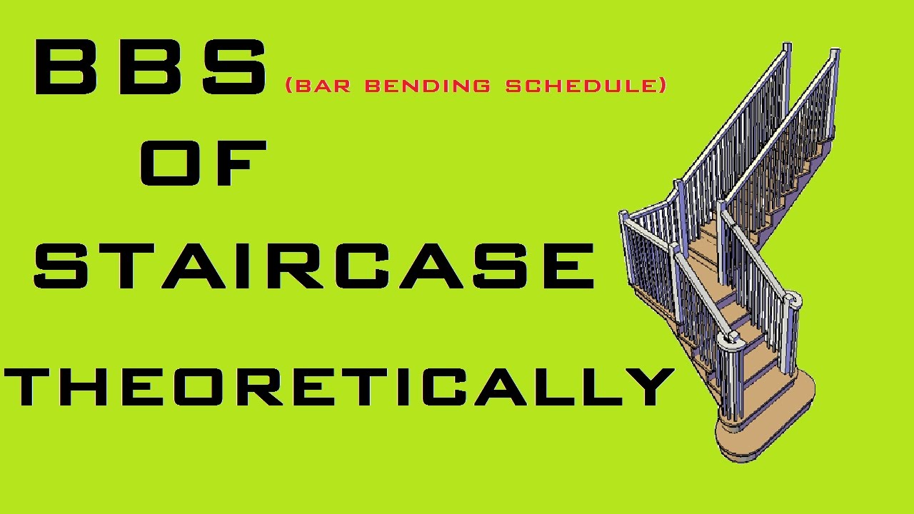 BBS (Bar Bending Schedule) - Stair Reinforcement Details