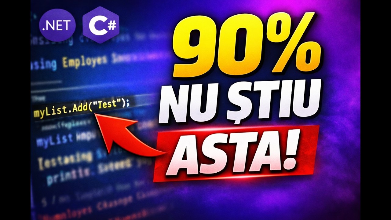 Colectia LIST în C# – 90% dintre Începători NU Înțeleg Asta!