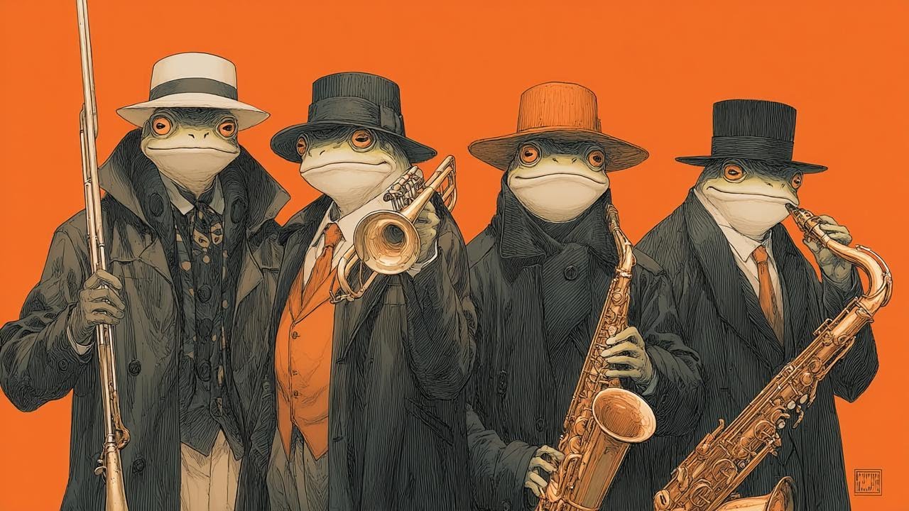 1960's Jazz - hidden jazz club - with quiet Jazz Classics Music - in the City at Midnight