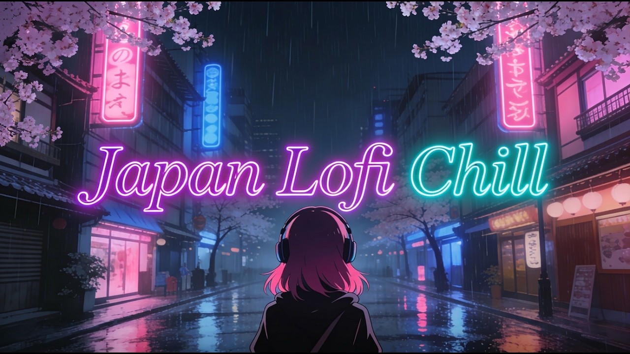 Japanese Lofi Chill | Relaxing Beats for Study & Focus under Sakura 🌙🎧