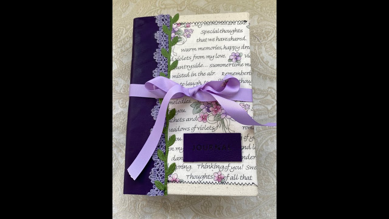 Handmade Junk Journal Flip Through -  Shades of Purple & Pink - Sold #flipthrough #junkjournal