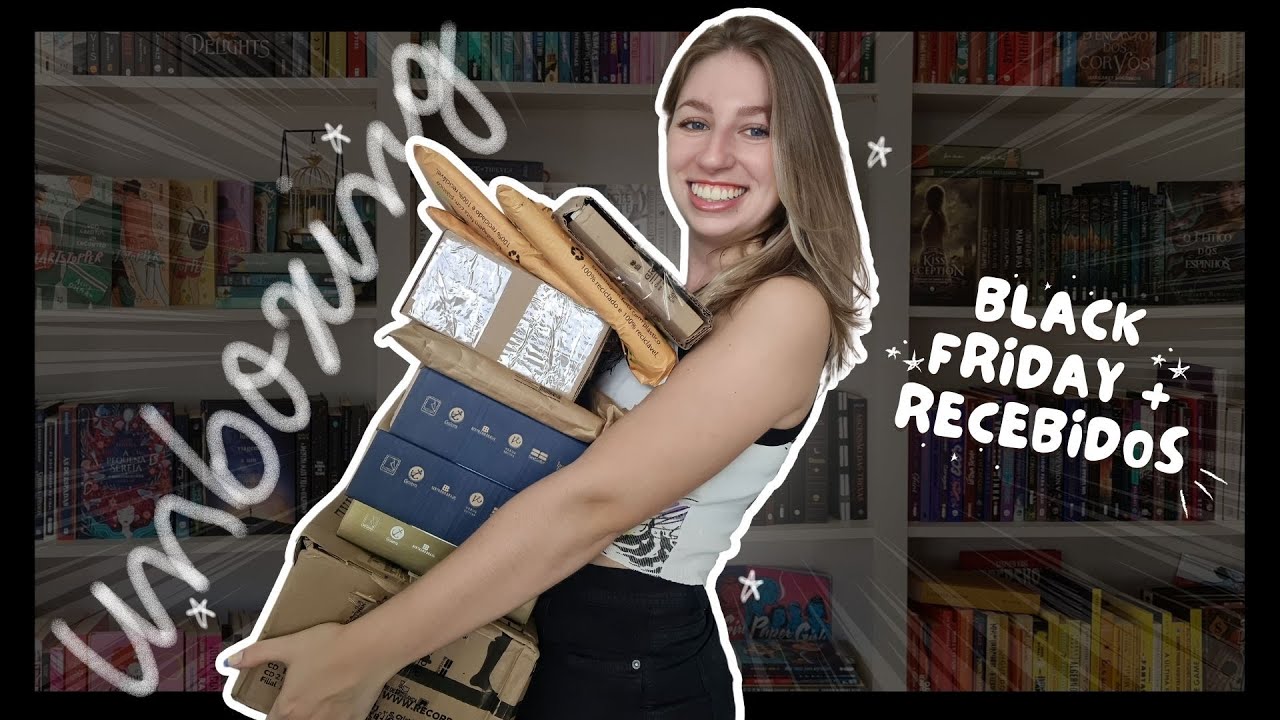 UNBOXING de livros BLACK FRIDAY + RECEBIDOS