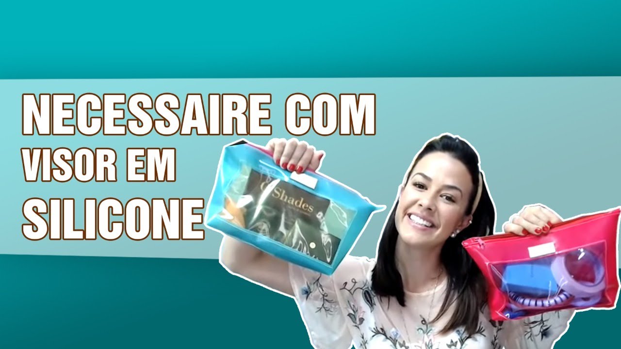 Desafio de Natal - Episódio 02 - Necessaire em Silicone com Visor Prática e Fácil em silicone