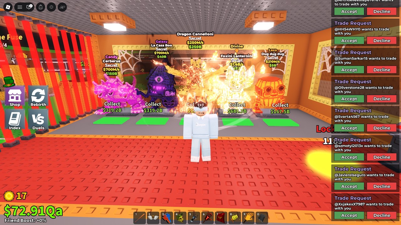 trading and dueling sab brainrots live on roblox!
