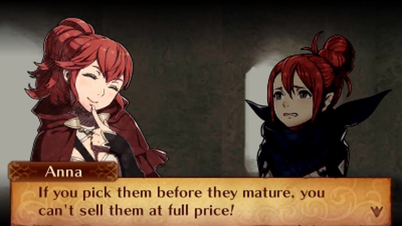 Fire Emblem Fates - Anna & Kana (Female) Support Conversations