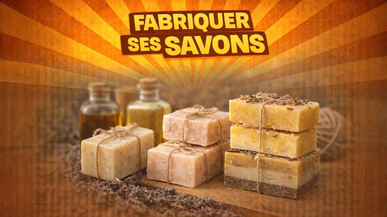 🧼 Comment fabriquer des savons en saponification à froid