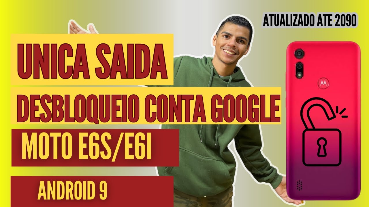 REMOVENDO CONTA GOOGLE MOTO E6i/ E6s Android 9 atualizado até 2050 ÚNICA SAÍDA