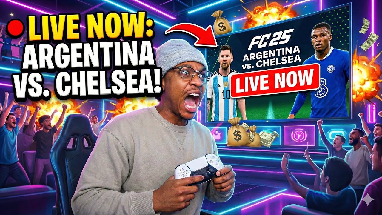 Argentina vs Chelsea 2025/2026 Live now.