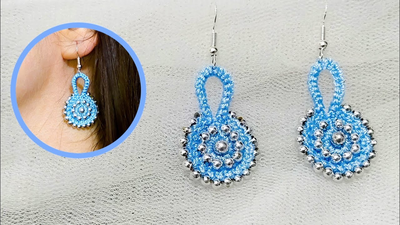Crochet Earrings Tutorial | Easy and Stylish DIY | Create and Sell !