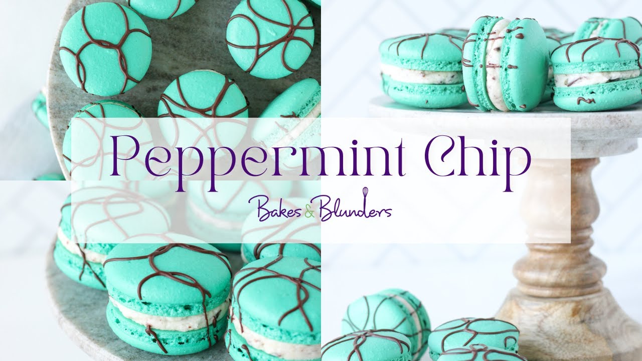 Make Peppermint Chip Macarons with a Swiss Meringue