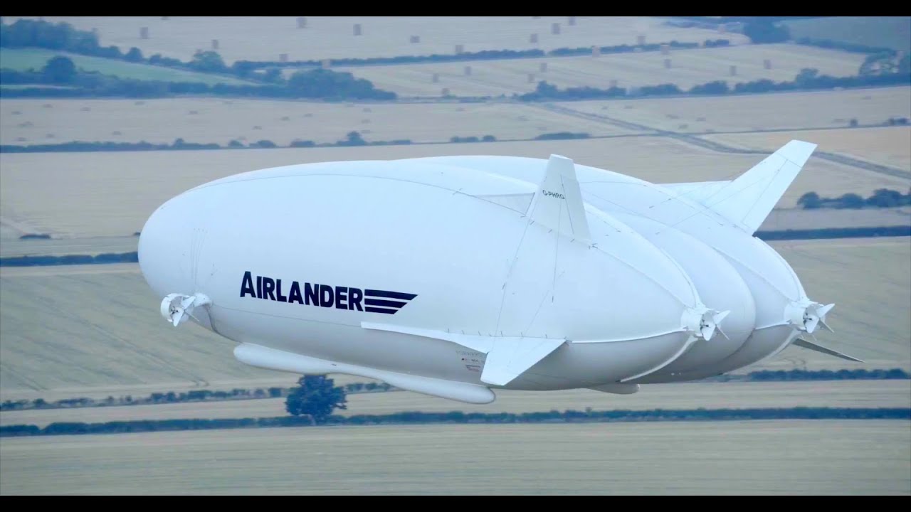 Hybrid Air Vehicles - British Airlander 10 First Flight [1080p]