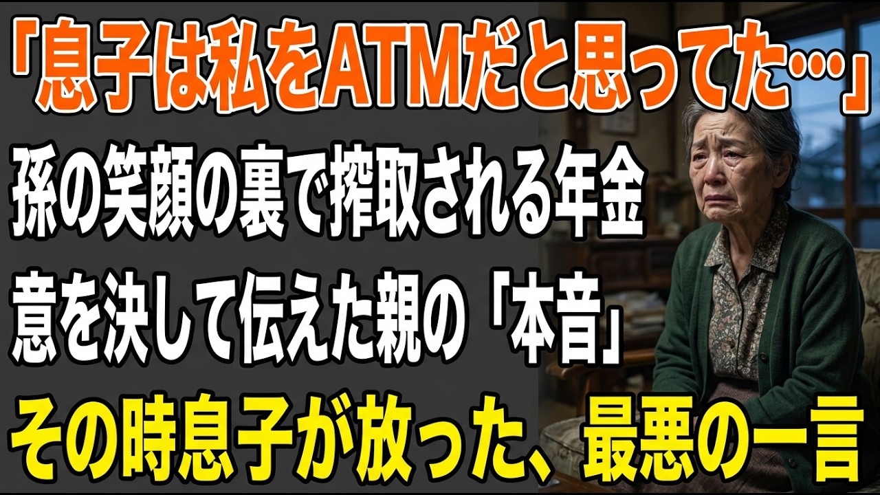「親なんだから払えよ」年金暮らしの75歳夫婦が“帰省のATM”にされる夜…震える一本の電話