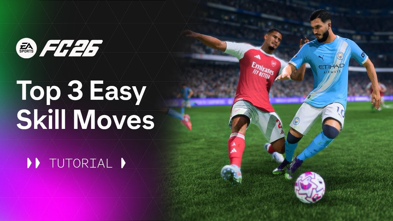 FC 26 | TOP 3 EASY SKILL MOVES TUTORIAL | Xbox & Playstation