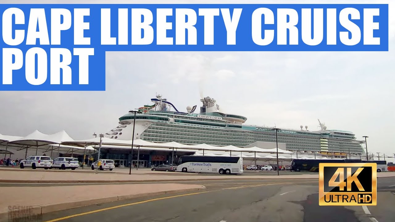Bayonne Crossing to Cape Liberty Cruise Port drive (4K)
