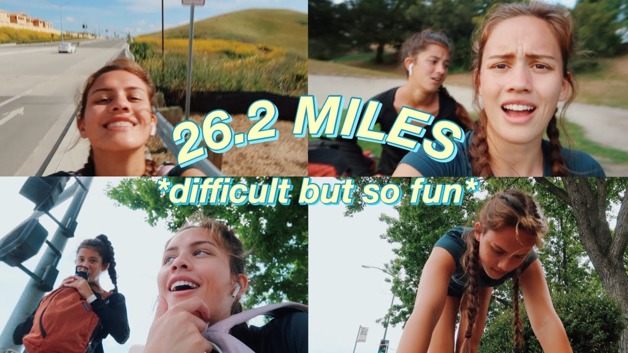 WALKING A MARATHON (ft. best friend)