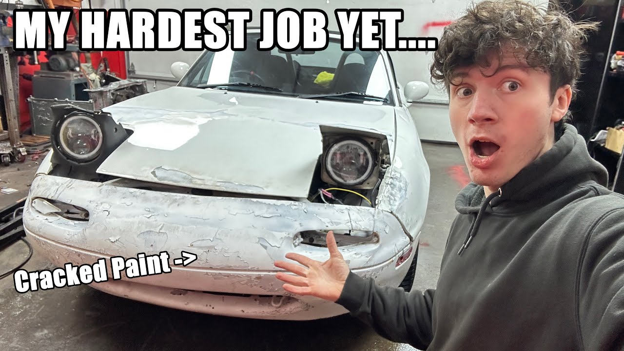 Можно ли отремонтировать краску на моей разбитой Miata???