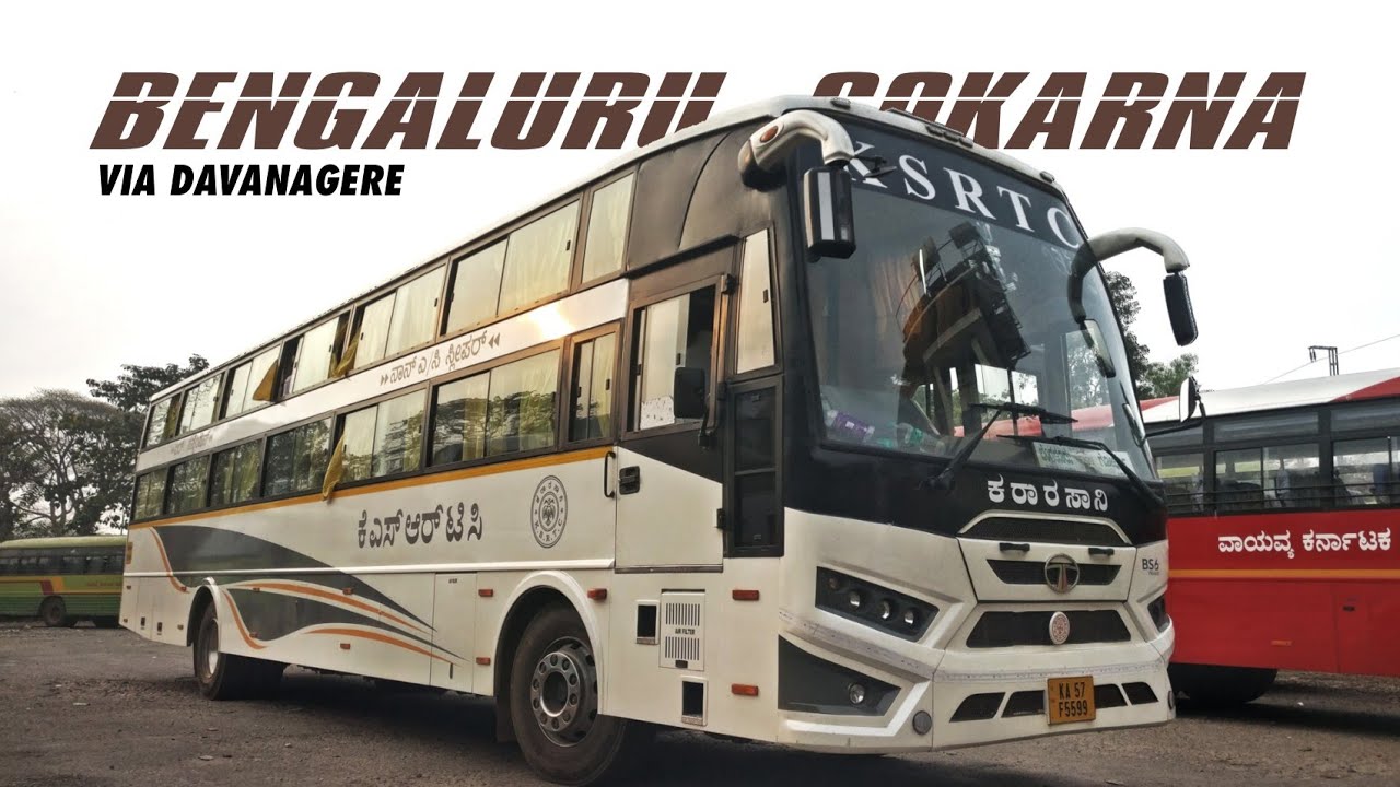 BANGALORE to GOKARNA | KSRTC Brand New TATA Proto Non-AC Sleeper