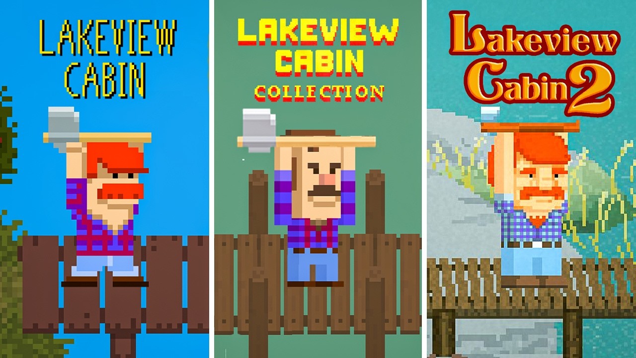 Я разобрал СЮЖЕТ ВСЕХ ЧАСТЕЙ Lakeview Cabin, а всё началось с ФЛЕШ ИГРЫ