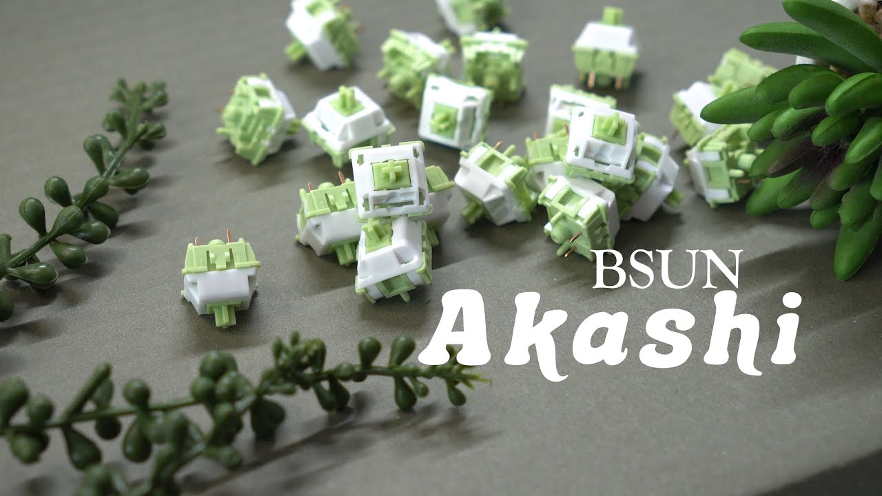 Akashi, the stone that is shining | BSUN Akashi Switch Comparison, Review, Sound Test