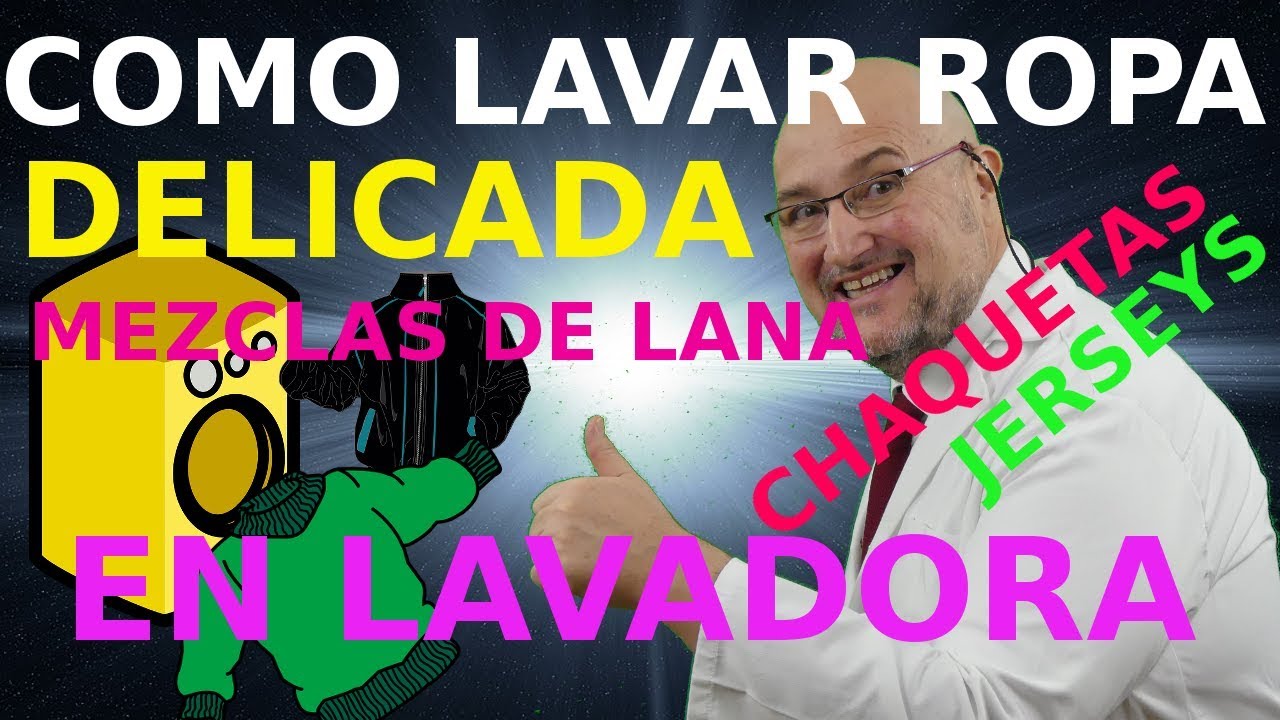 Como lavar lana y prendas delicadas en lavadora