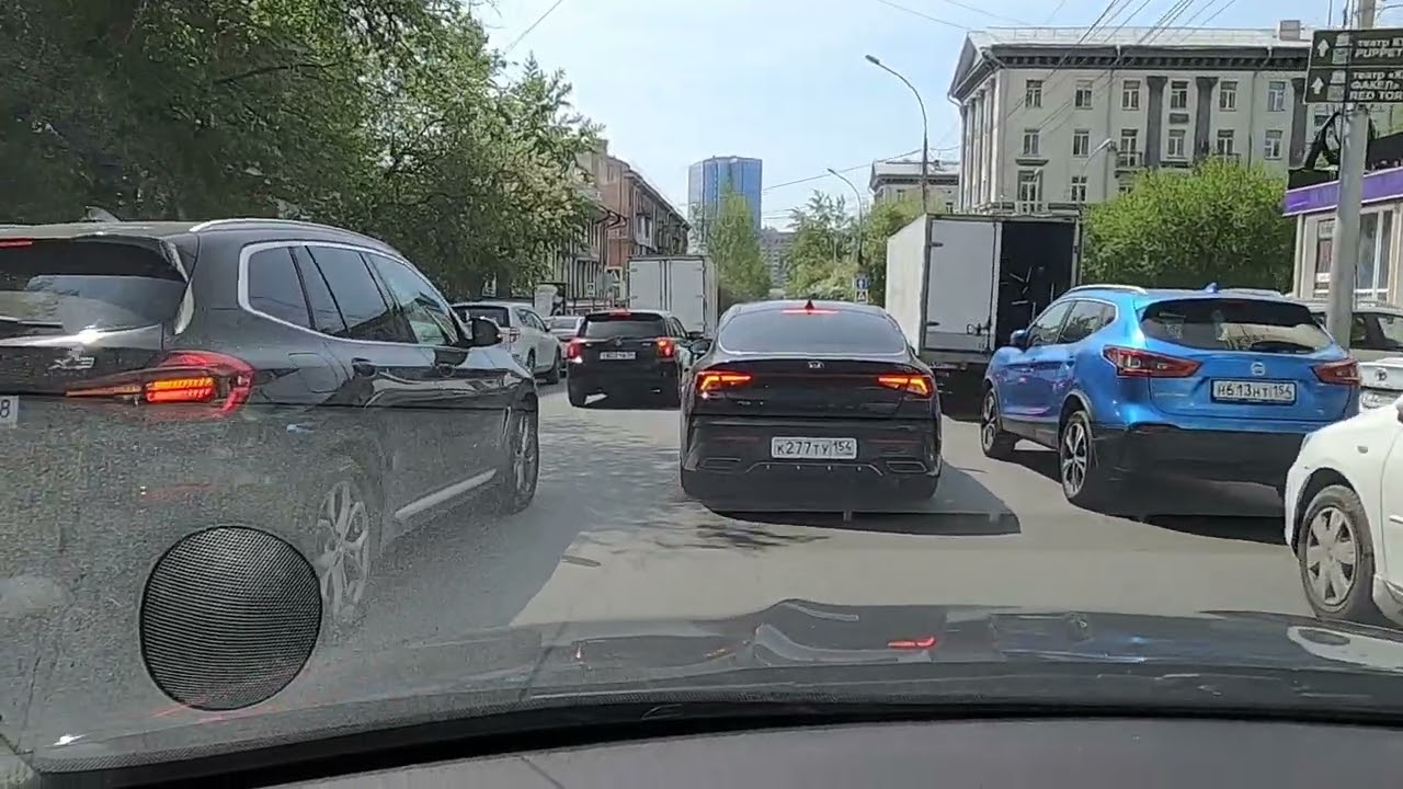 НОВОСИБИРСК | ПОЕЗДКА ПО ЦЕНТРУ ГОРОДА | ЖД. ВОКЗАЛ
