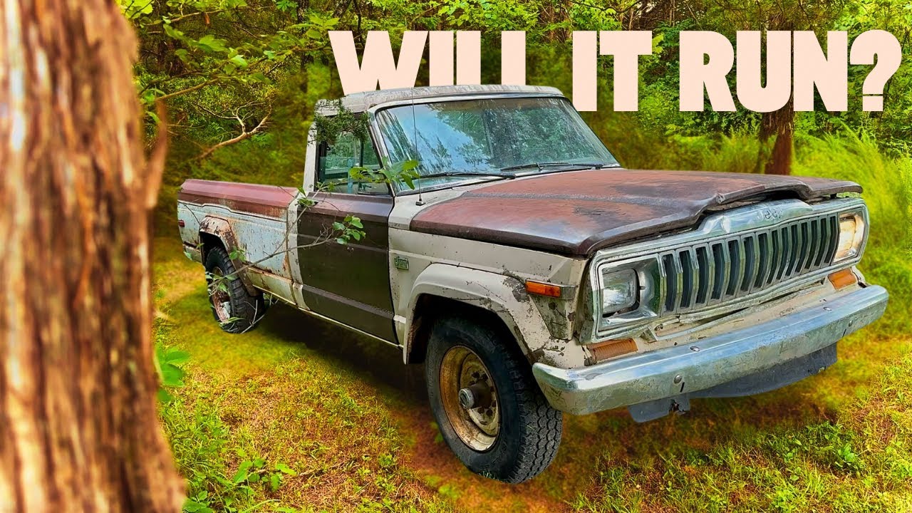 Jeep J20 Truck with a AMC 360 - Will it Run and Drive?