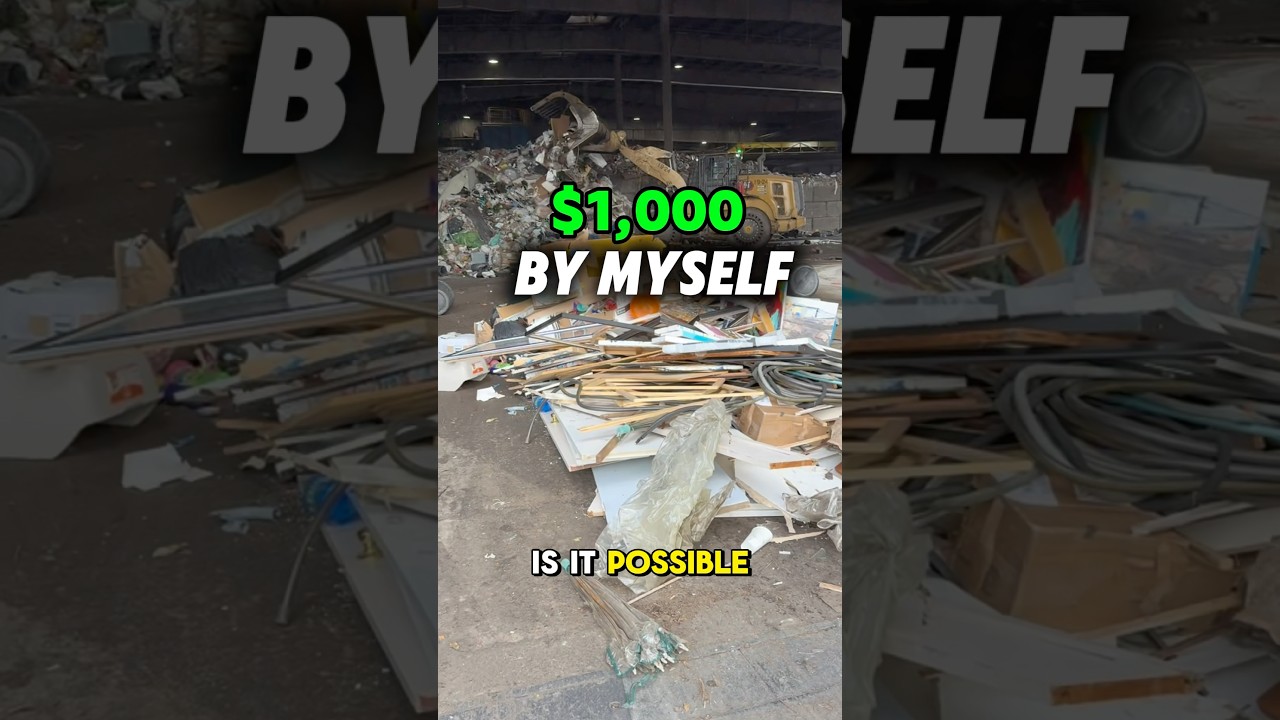 Trying to break $1,000 profit myself during 9-5 #junkhauling #junkremoval #business #homeservice